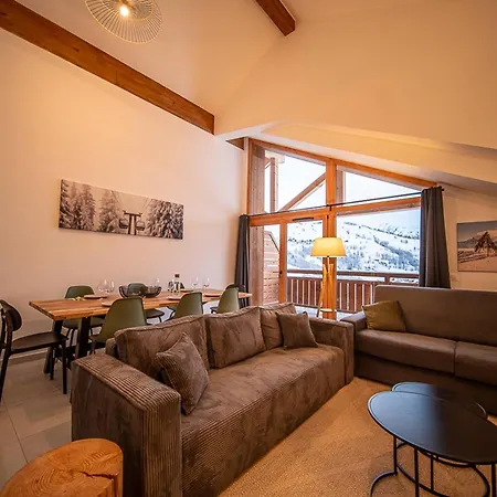 Moderne T4 A Valmorel, 7 Pers., 3 Ch., Parking, Casier A Ski, Linge Inclus - Fr-1-291-1020 Apartment *